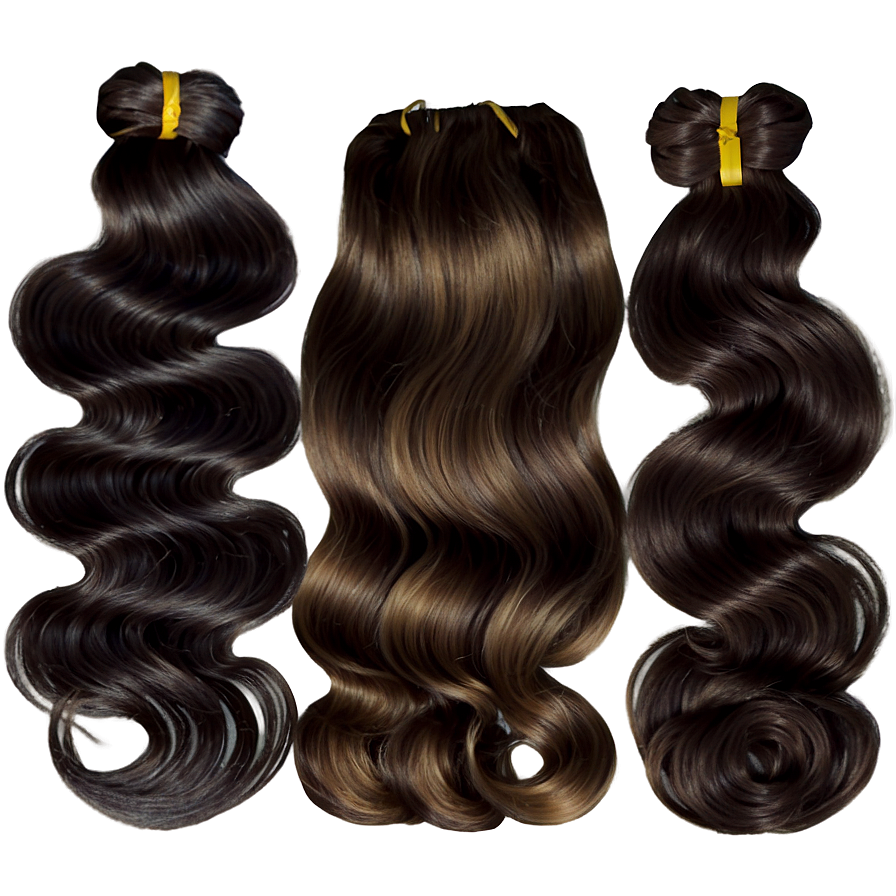 Hand-tied Hair Bundles Png Vyv PNG image