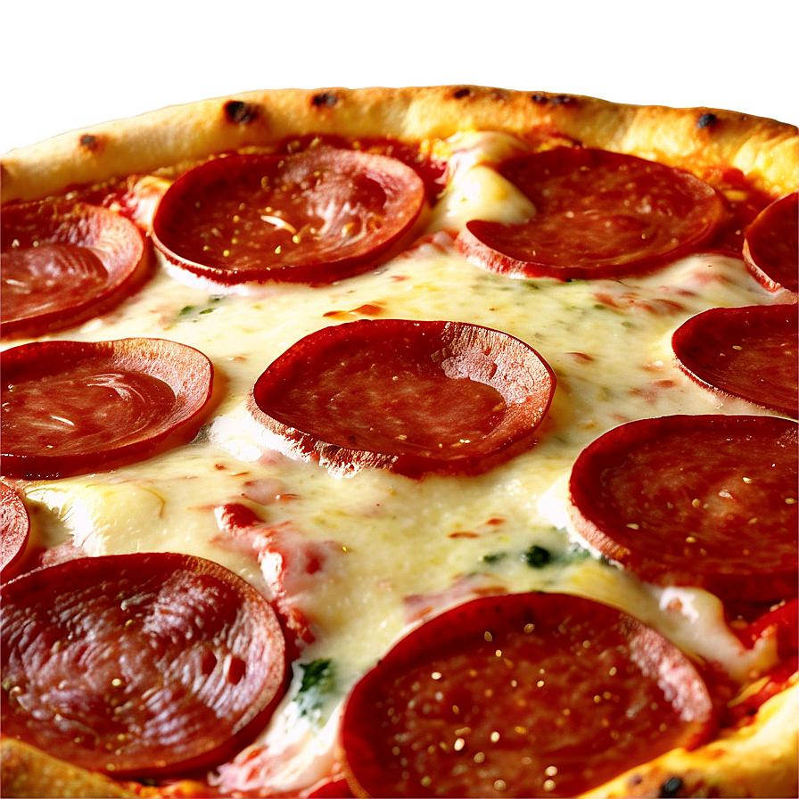 Hand-tossed Pepperoni Pizza Png 06122024 PNG image