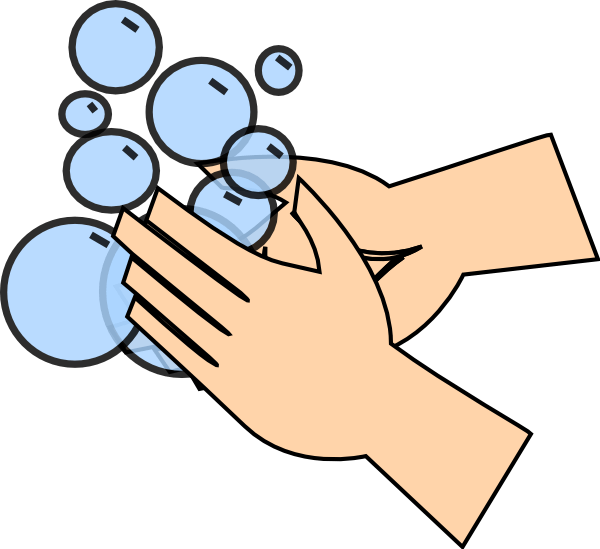 Hand Washing Procedure Cartoon PNG image