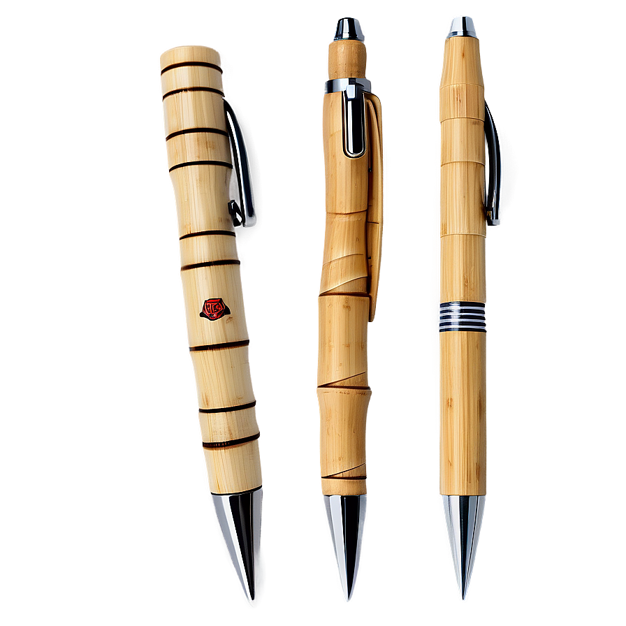 Handcrafted Bamboo Pen Png 05232024 PNG image