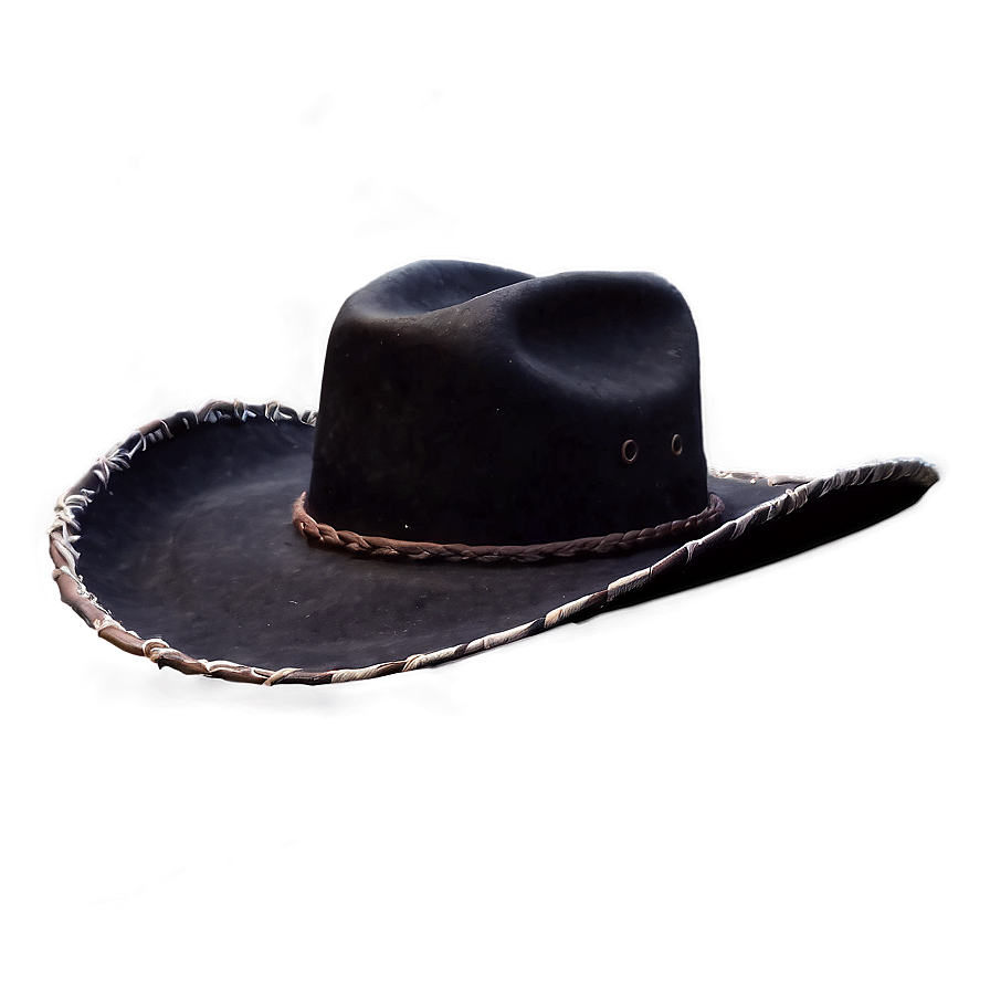 Handcrafted Black Cowboy Hat Png 97 PNG image