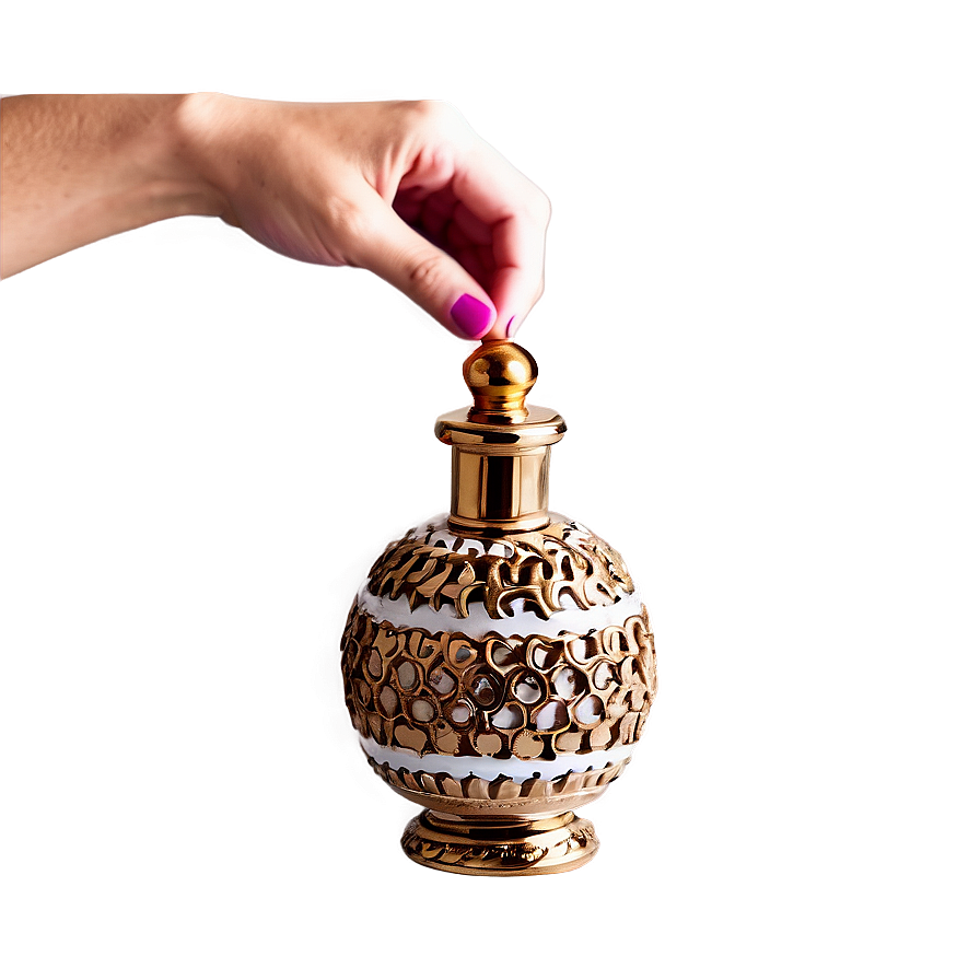 Handcrafted Ceramic Perfume Bottle Png 33 PNG image