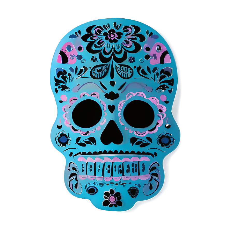 Handcrafted Dia De Los Muertos Papel Picado Png 57 PNG image