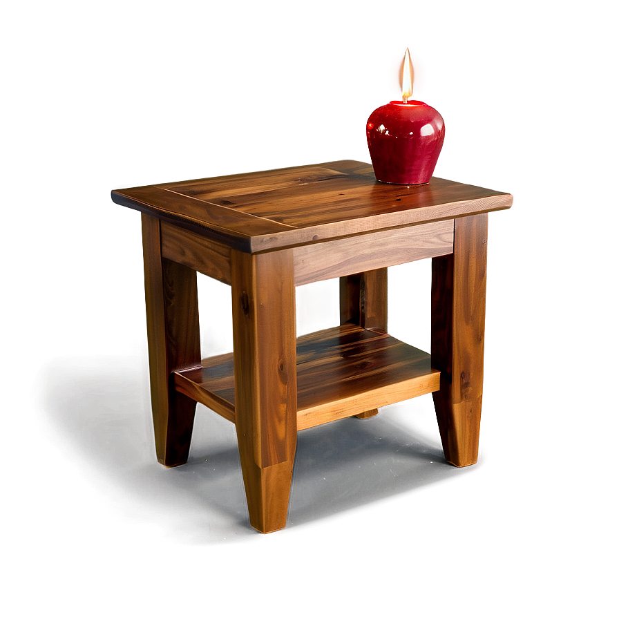 Handcrafted End Table Png Kuk72 PNG image