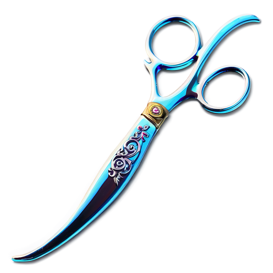 Handcrafted Hairdresser Scissors Png 42 PNG image