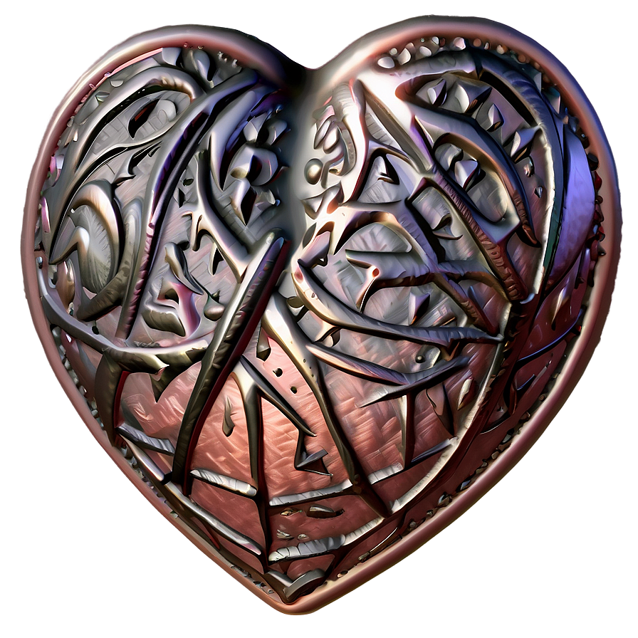 Handcrafted Heart Design Png Qjj PNG image