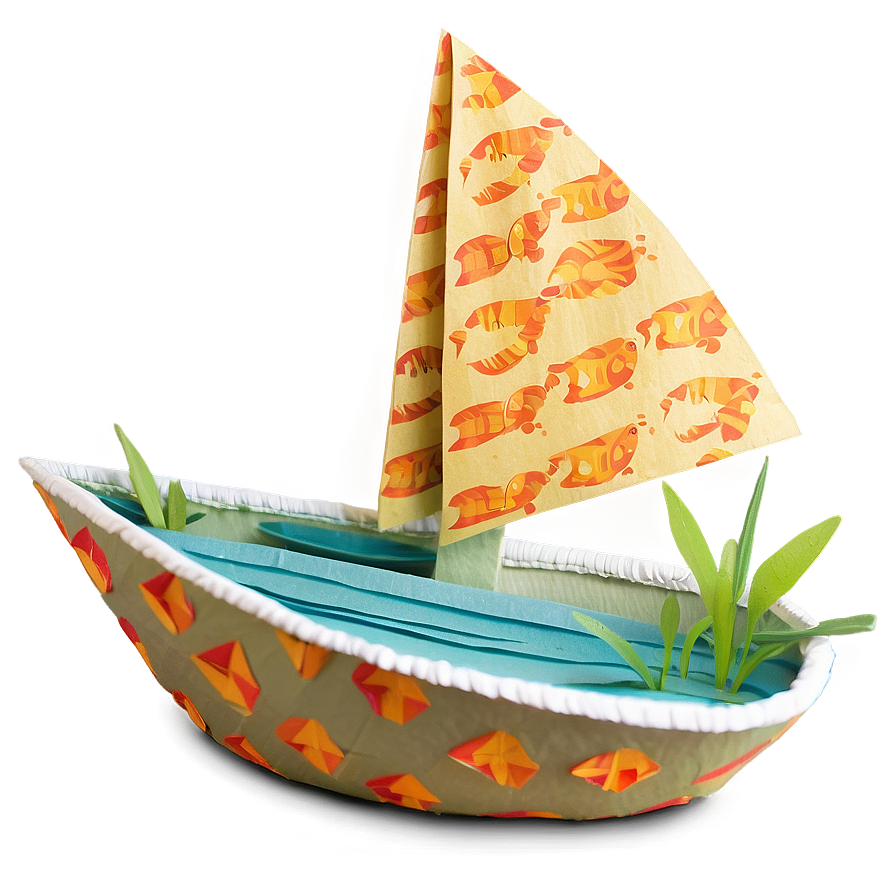 Handcrafted Paper Boat Collection Png Apf43 PNG image