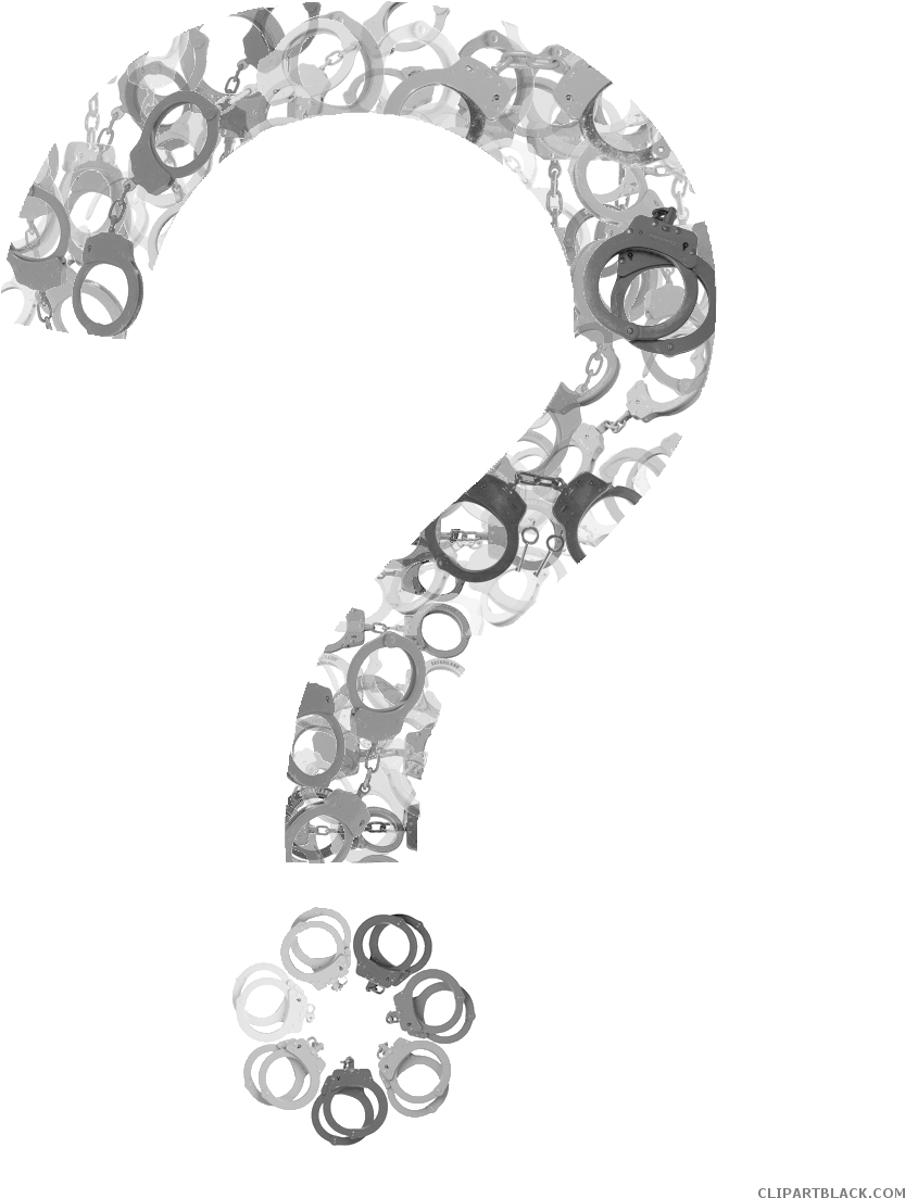 Handcuffs Question Mark PNG image