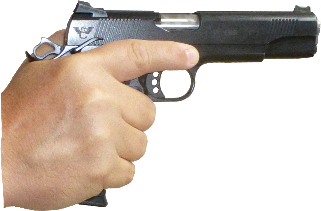 Handgun_ Held_in_ Grip PNG image