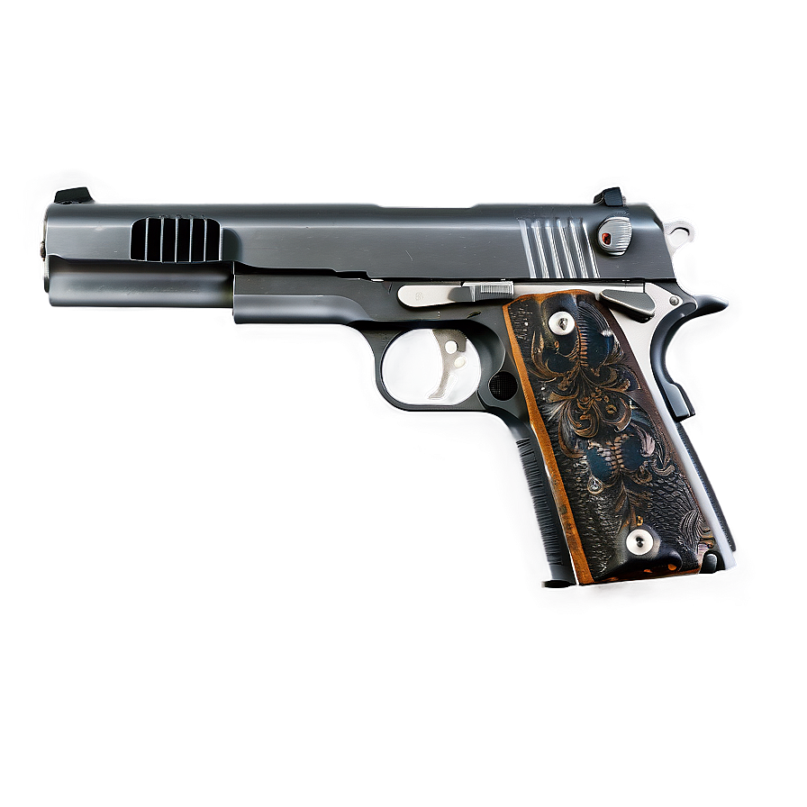 Handgun Transparent Side View Png Obt PNG image