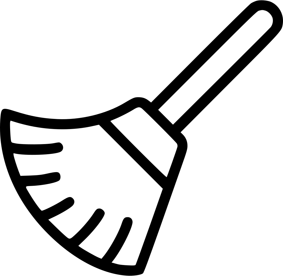 Handheld Dustpan Outline PNG image