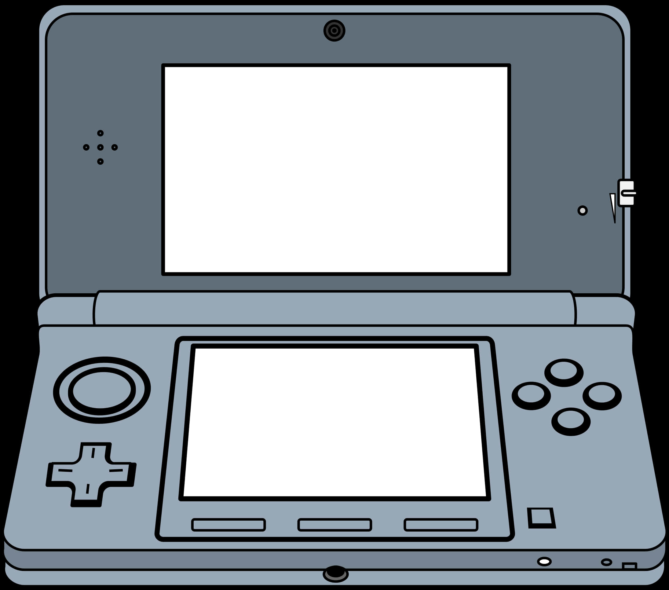 Handheld_ Game_ Console_ Illustration PNG image