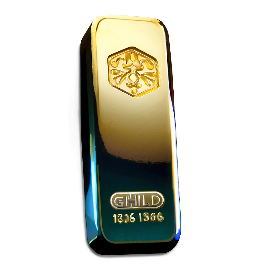 Handheld Gold Ingot Png 06292024 PNG image