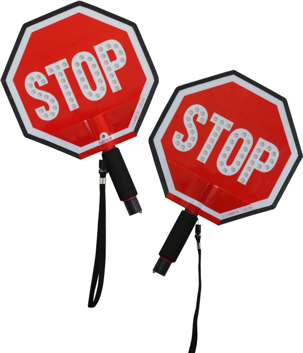 Handheld L E D Stop Signs PNG image