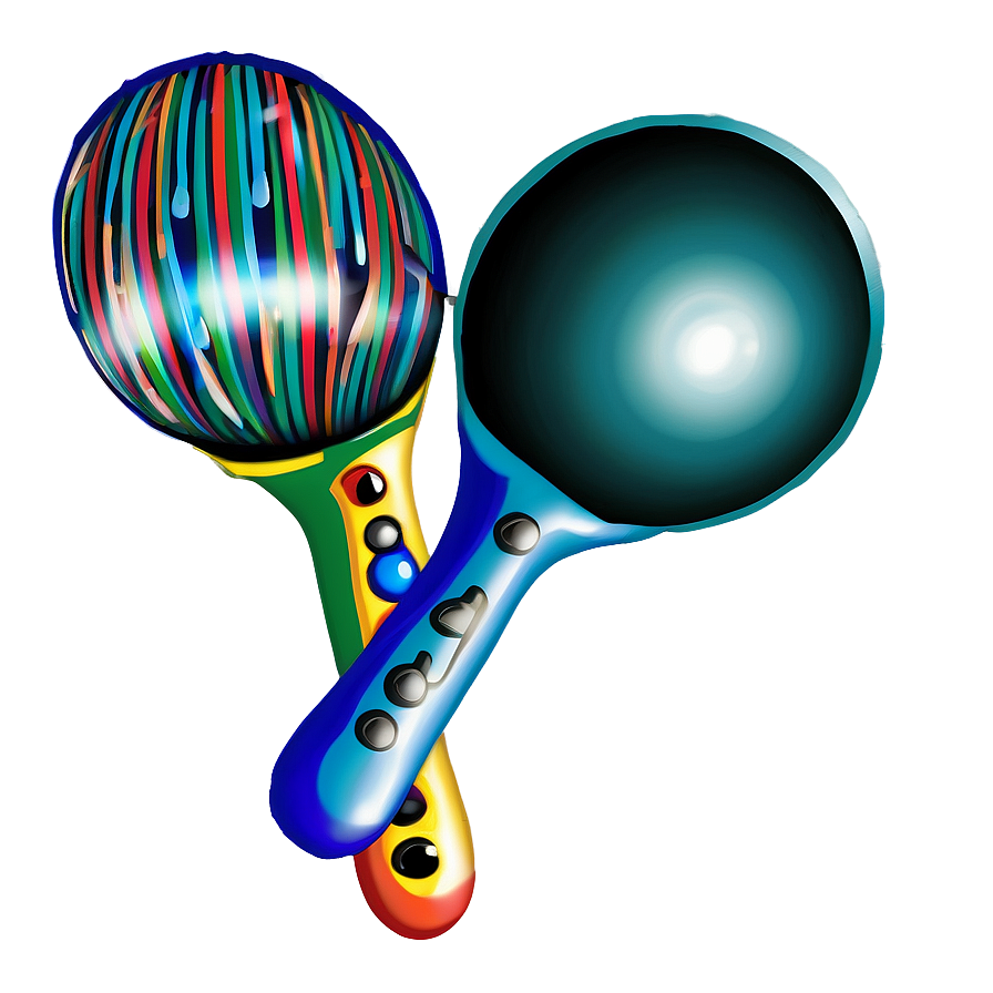 Handheld Maraca Graphic Png 06122024 PNG image