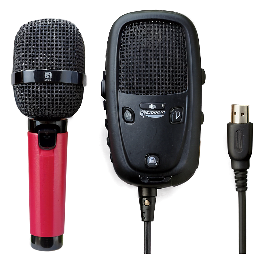 Handheld Radio Mic Png 06272024 PNG image