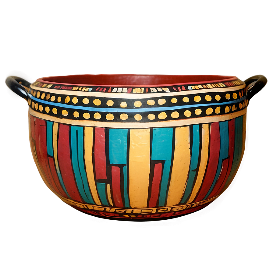 Handmade Clay Cooking Pot Png 06122024 PNG image