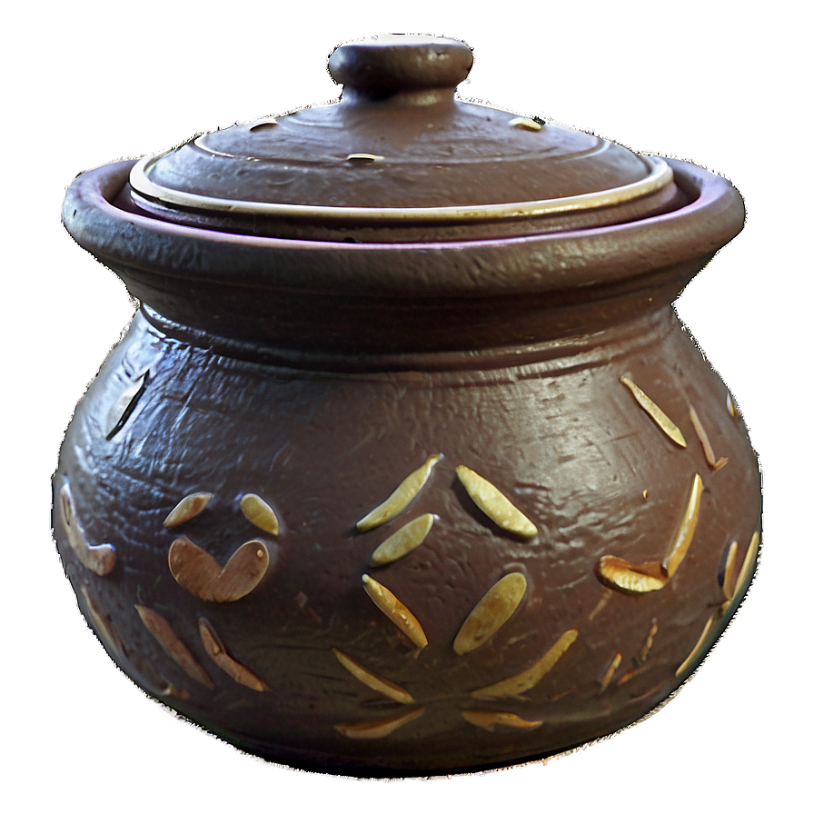 Handmade Clay Cooking Pot Png 60 PNG image