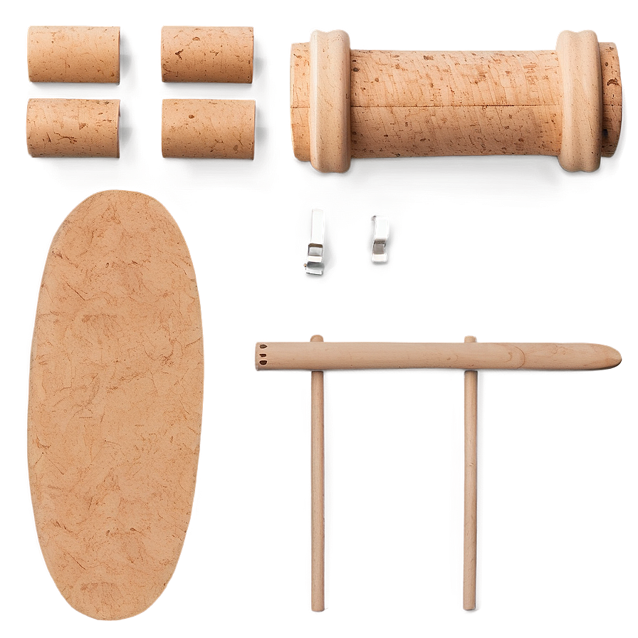 Handmade Cork Board Pieces Png Iwa71 PNG image