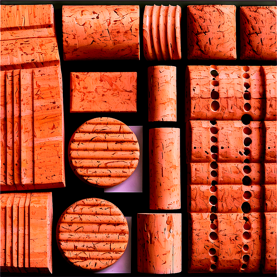 Handmade Cork Board Pieces Png Xge81 PNG image