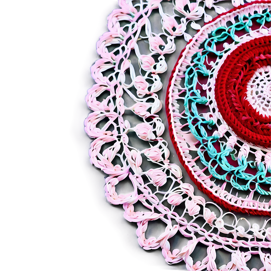 Handmade Crochet Doily Png Wkn PNG image