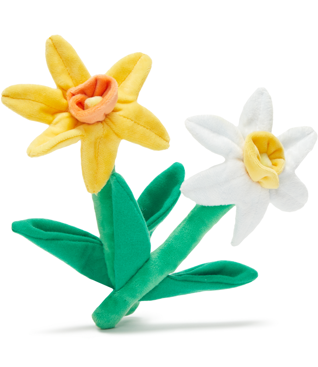 Handmade Fabric Daffodils PNG image