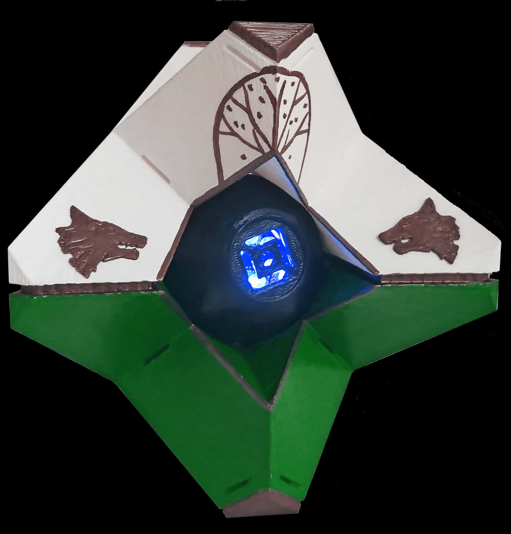 Handmade Ghost Paper Lantern PNG image