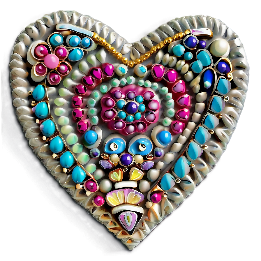 Handmade Heart Art Png 40 PNG image