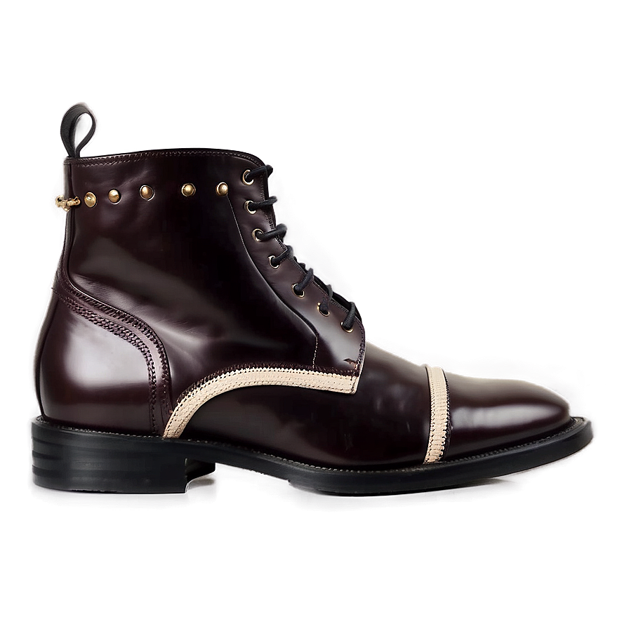 Handmade Leather Boot Png 06132024 PNG image