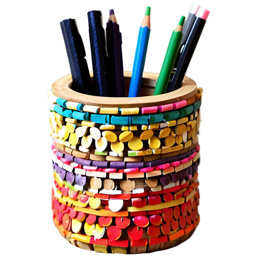 Handmade Pencil Holder Png 83 PNG image