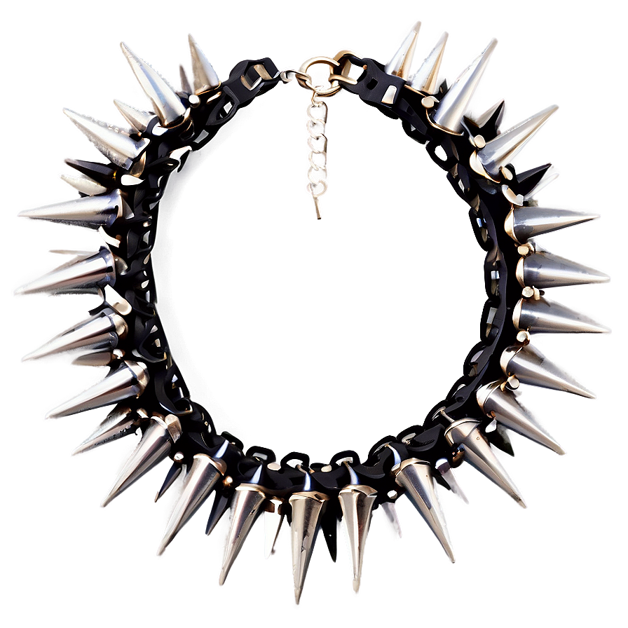 Handmade Spiked Choker Jewelry Png Gbv PNG image