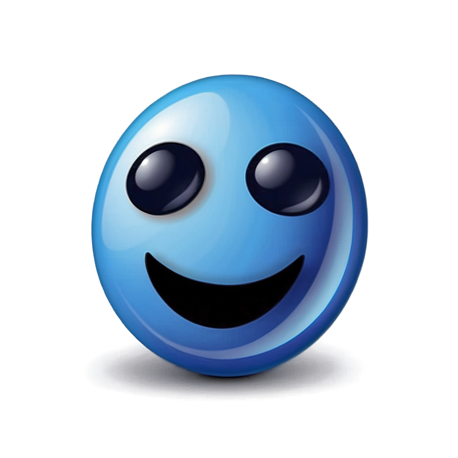 Handpicked Blue Emoji Png Selection Ajl46 PNG image