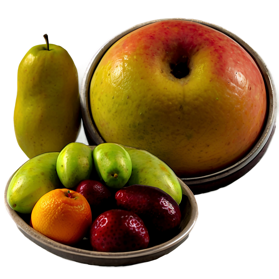 Handpicked Fruit Set Png 05212024 PNG image