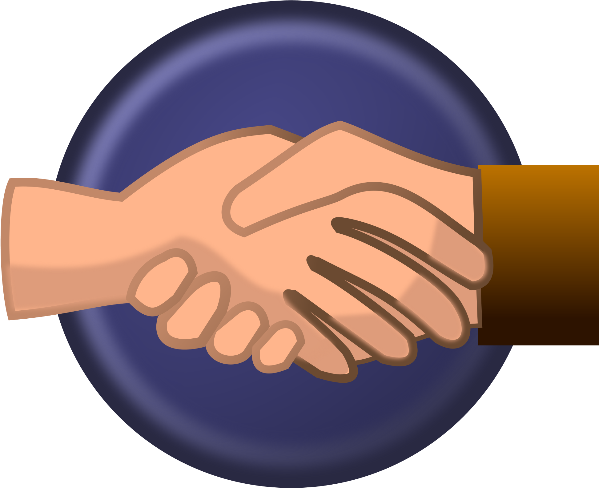 Handshake Agreement Graphic PNG image