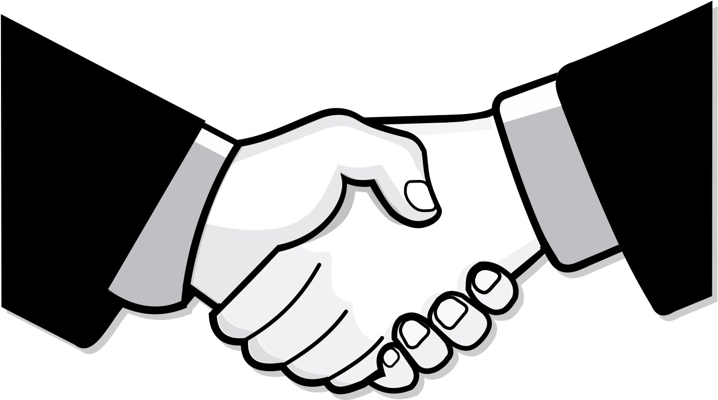 Handshake Clipart Graphic PNG image