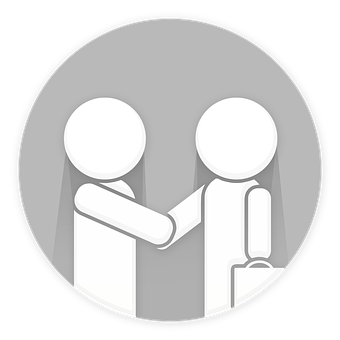 Handshake Icon Graphic PNG image