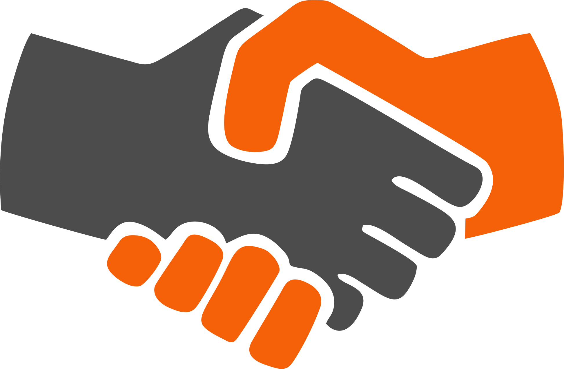 Handshake Partnership Agreement PNG image