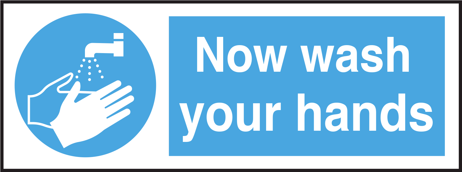 Handwashing Reminder Sign PNG image