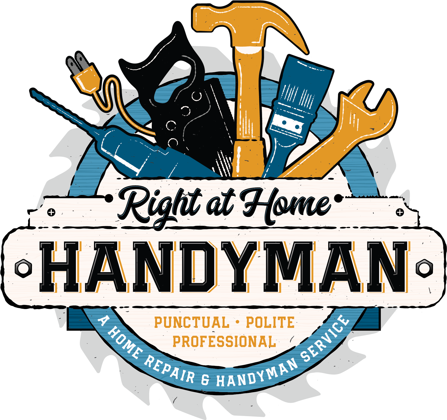 Handyman Service Logo PNG image