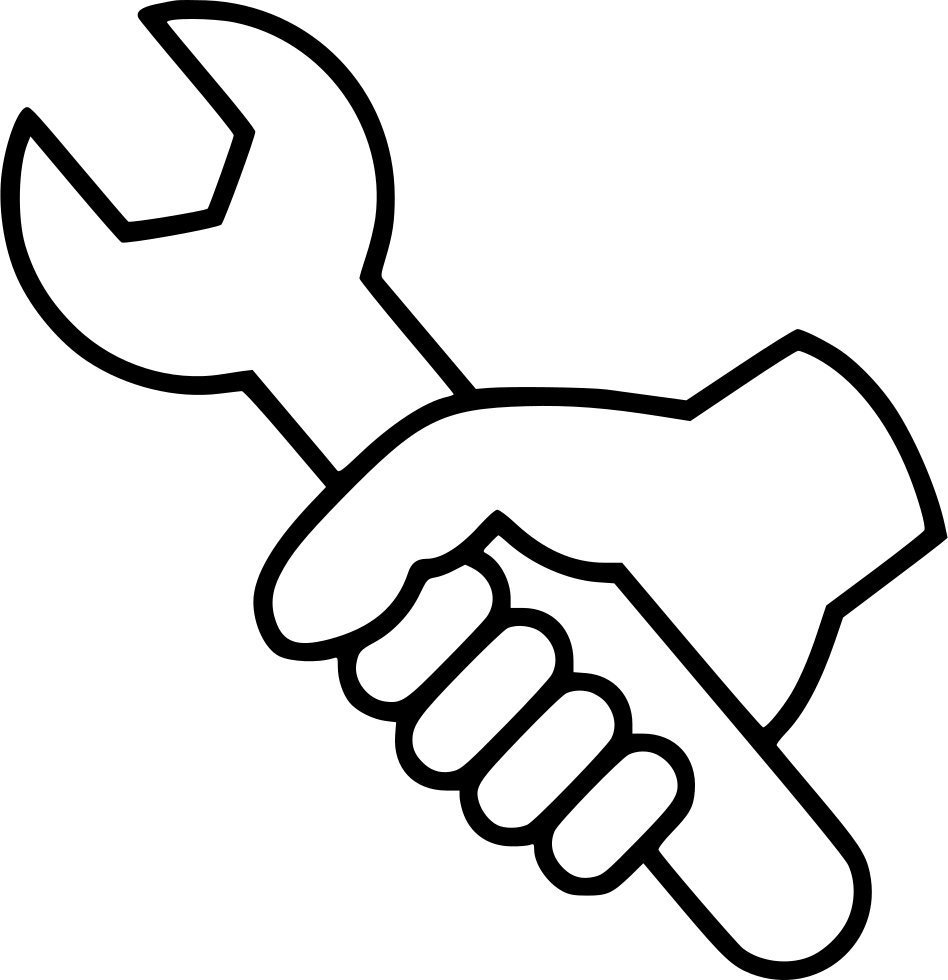 Handyman Wrench Icon PNG image