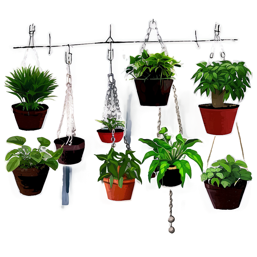 Hanging Indoor Plants Png Ism PNG image