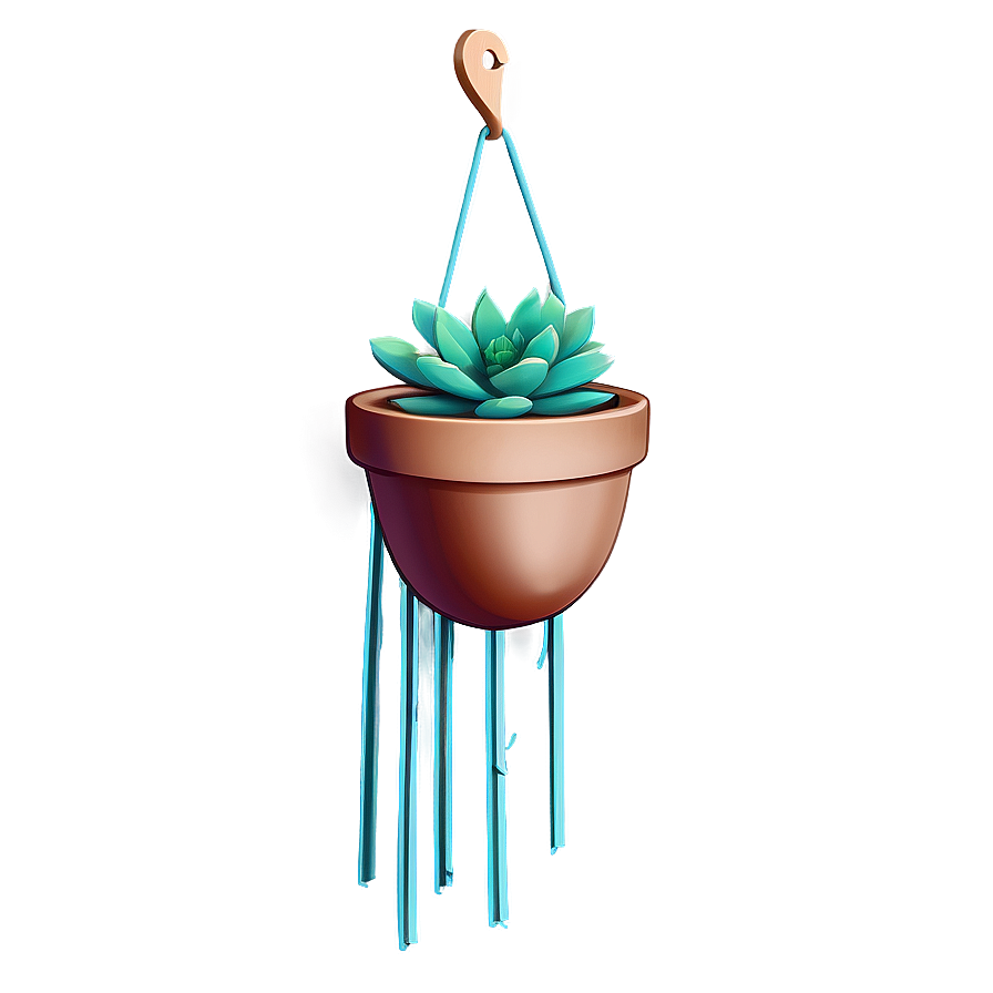 Hanging Succulent Png 05242024 PNG image