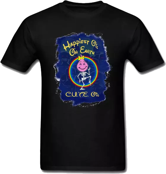 Happiest Girl On Earth T Shirt Design PNG image