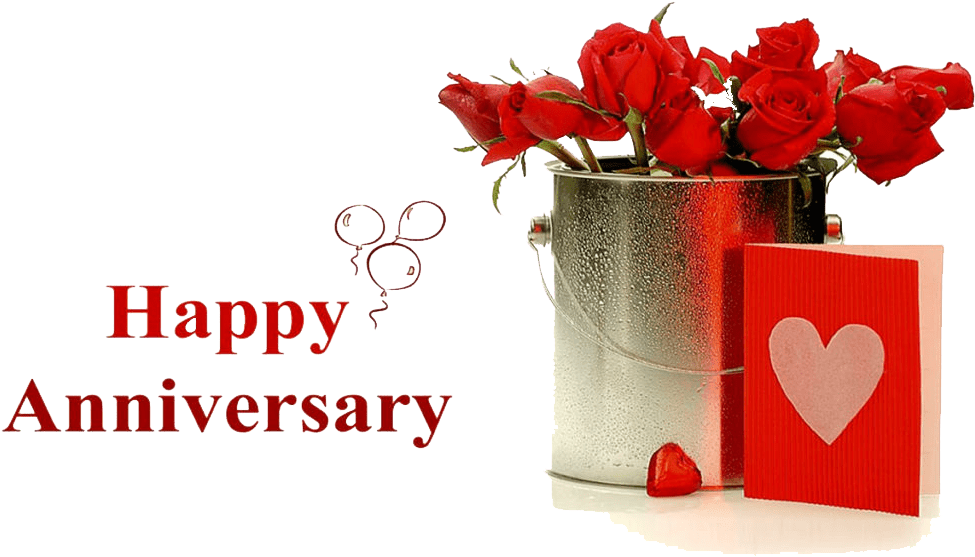 Happy Anniversary Rosesand Card PNG image
