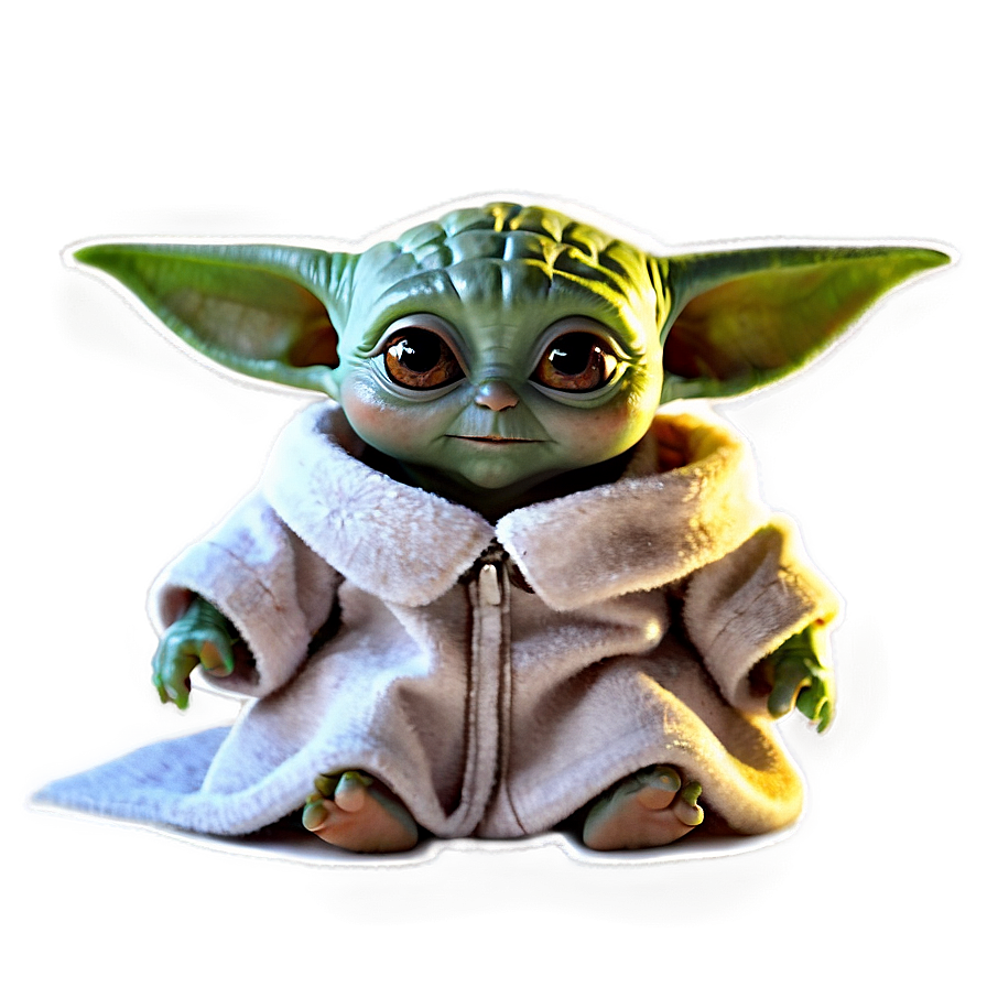 Happy Baby Yoda Png Nbo PNG image