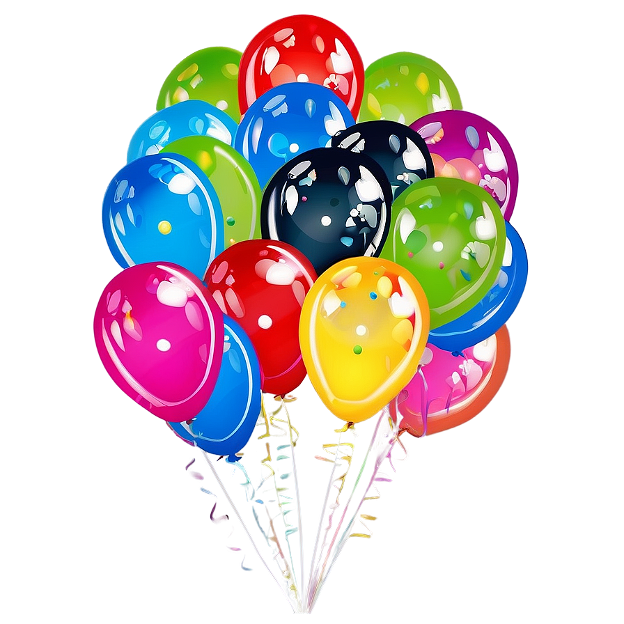 Happy Birthday Balloon Bouquet Png 84 PNG image