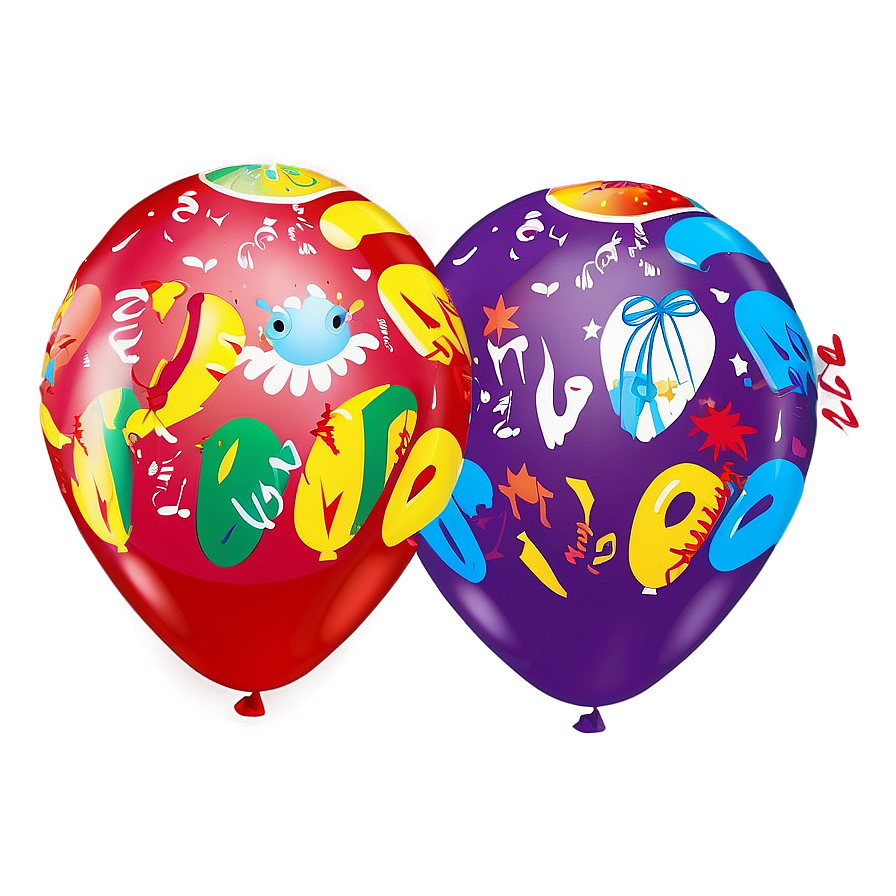 Happy Birthday Balloons Png 95 PNG image