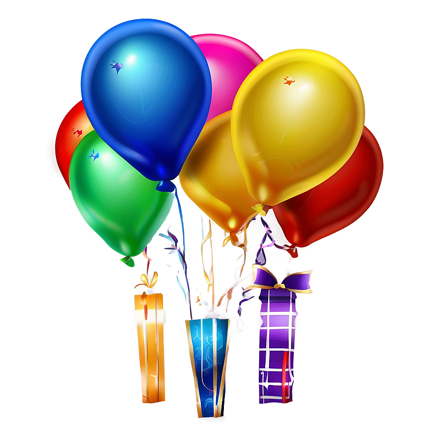 Happy Birthday Balloons Png Jtc69 PNG image