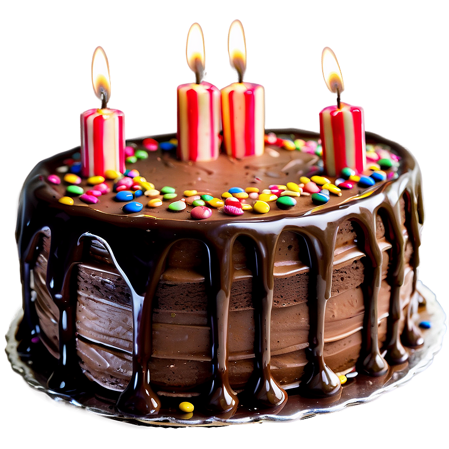 Happy Birthday Chocolate Cake Png 88 PNG image