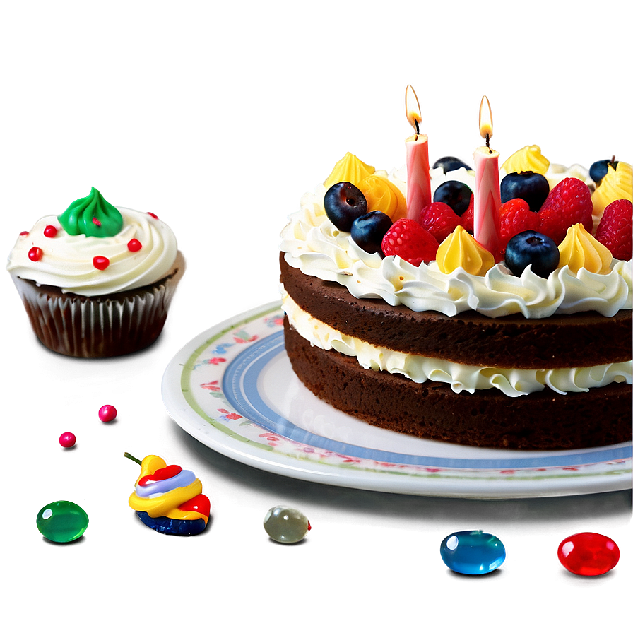 Happy Birthday Slice Of Cake Png Kty PNG image